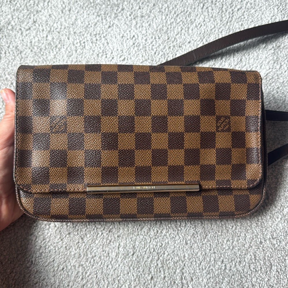LOUIS VUITTON Hoxton GM Shoulder bag Clutch Bag Damier Ebene